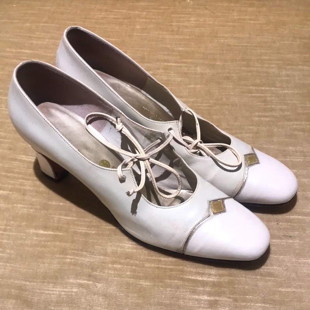 Vintage leather heels